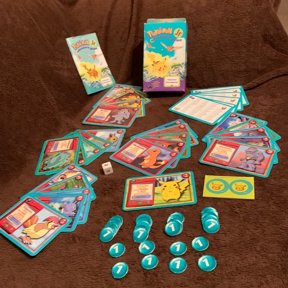 90s Pokémon Jr Adventure Game Vintage Collectors  Complete Rare Hasbro MB RPG - Picture 2 of 12